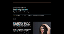 Desktop Screenshot of evabellydancer.com